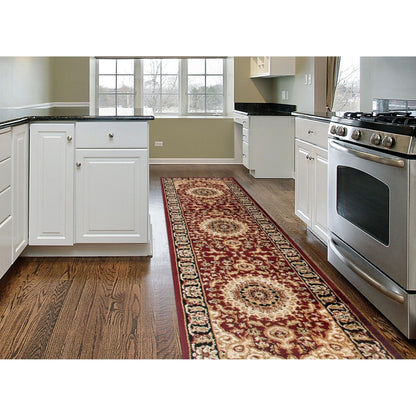 World Rug Gallery Traditional Oriental Medallion Area Rug