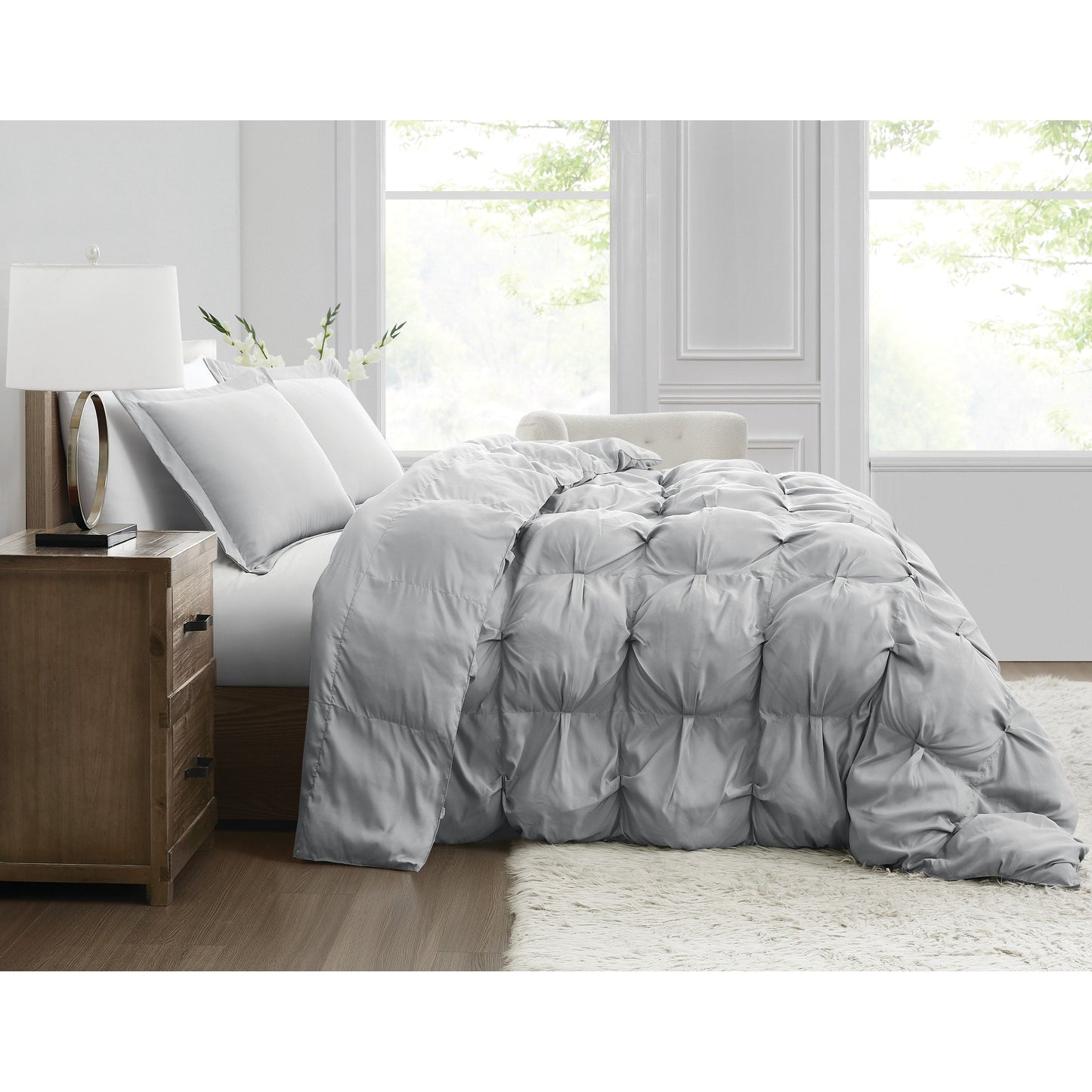 Truly Soft Oversized Puffer 3 Piece Comforter Set
