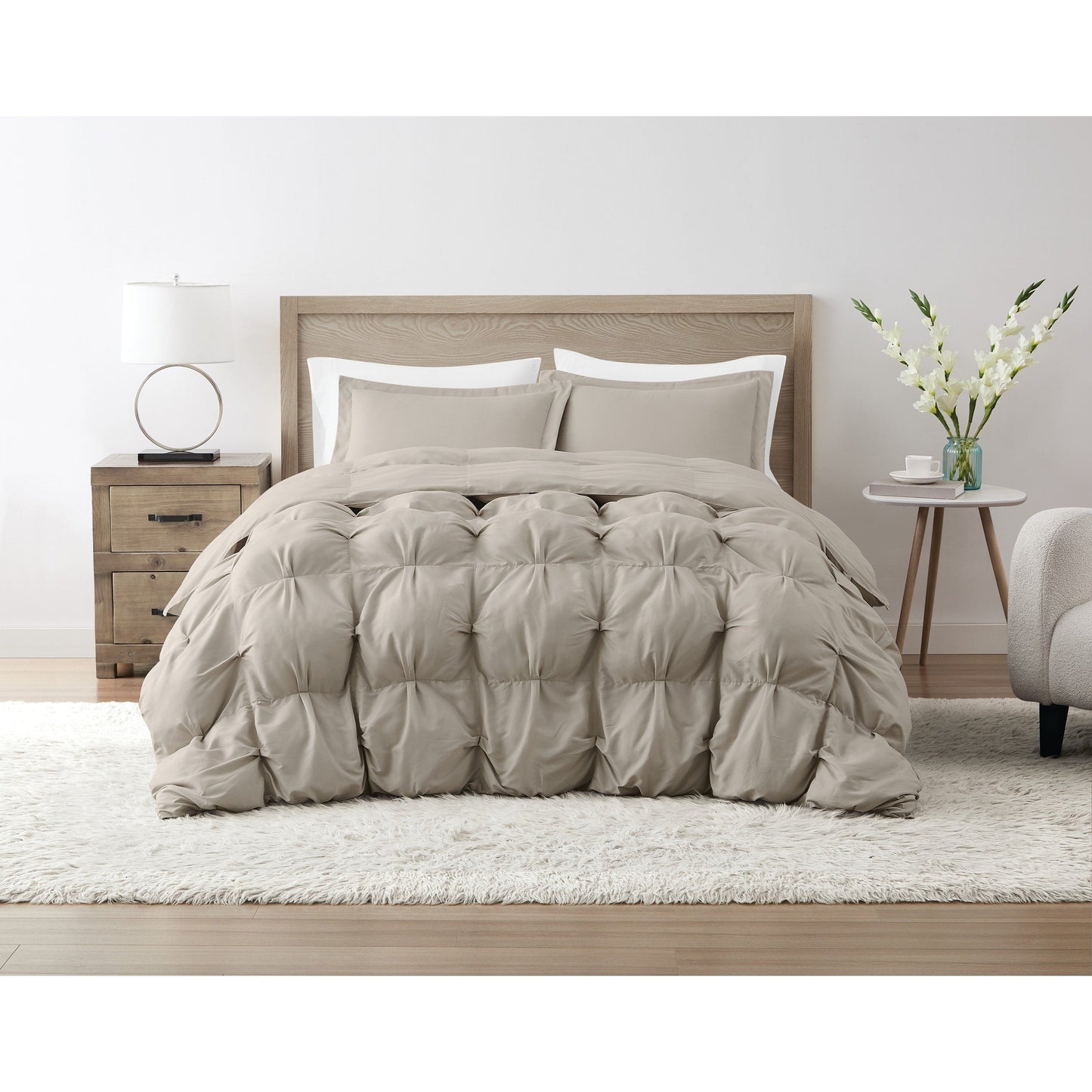 Truly Soft Oversized Puffer 3 Piece Comforter Set