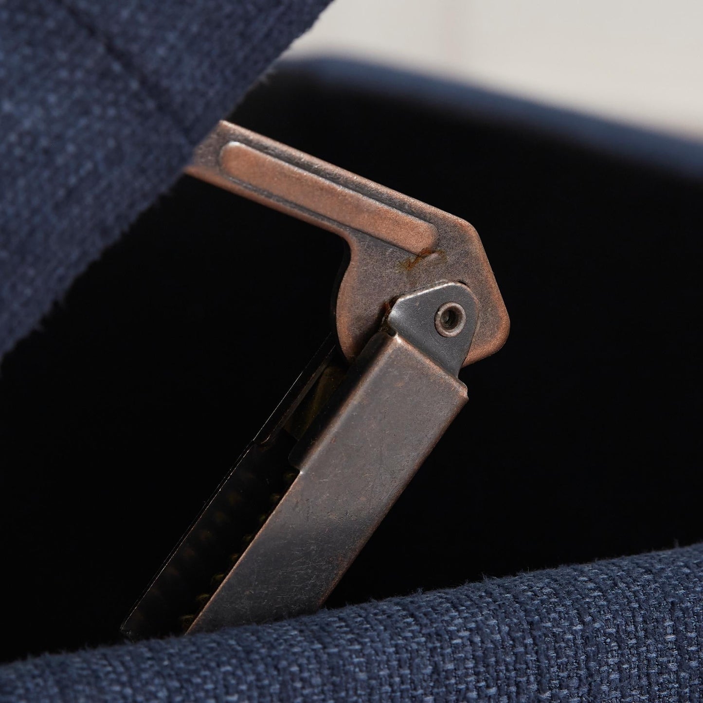 Tufted Storage Ottoman Bench, Rectangular Footstool