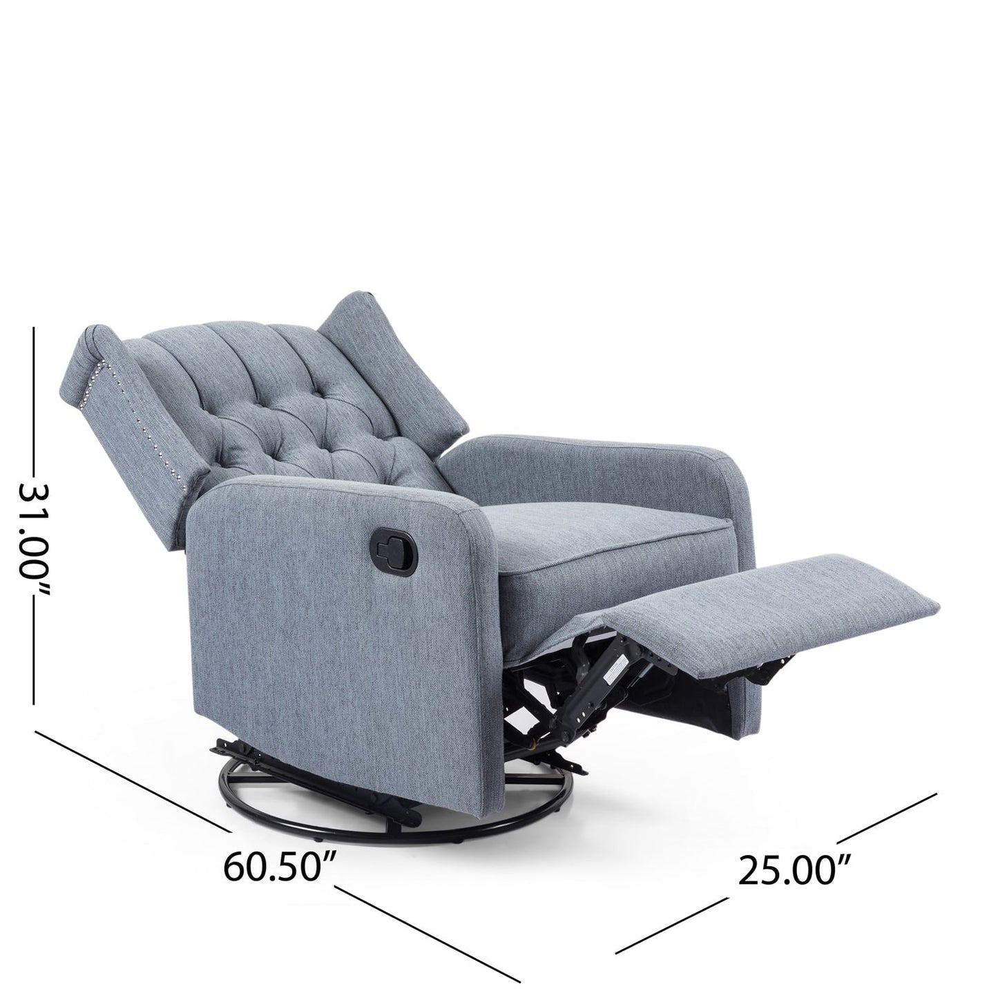 Versatile Manual Recliner Chair with Timeless Design