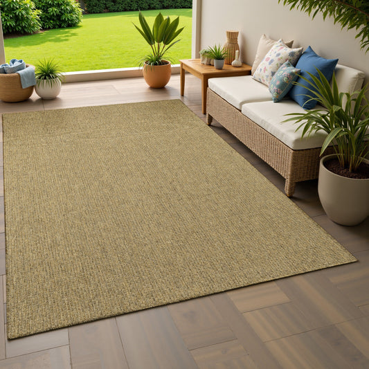 Vista Home Kauai Tonal Basket Weave Indoor-Outdoor Rug.
