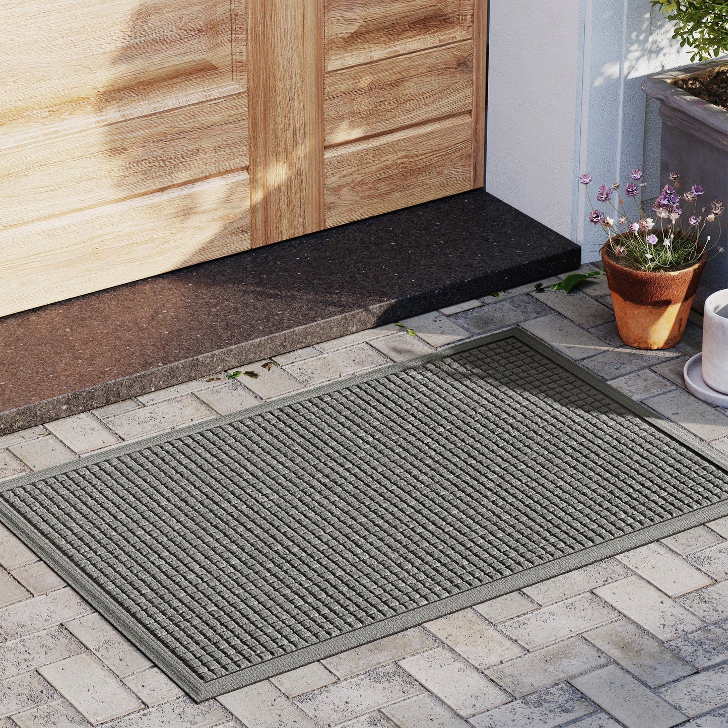 WaterHog Squares Indoor Outdoor Door Mat