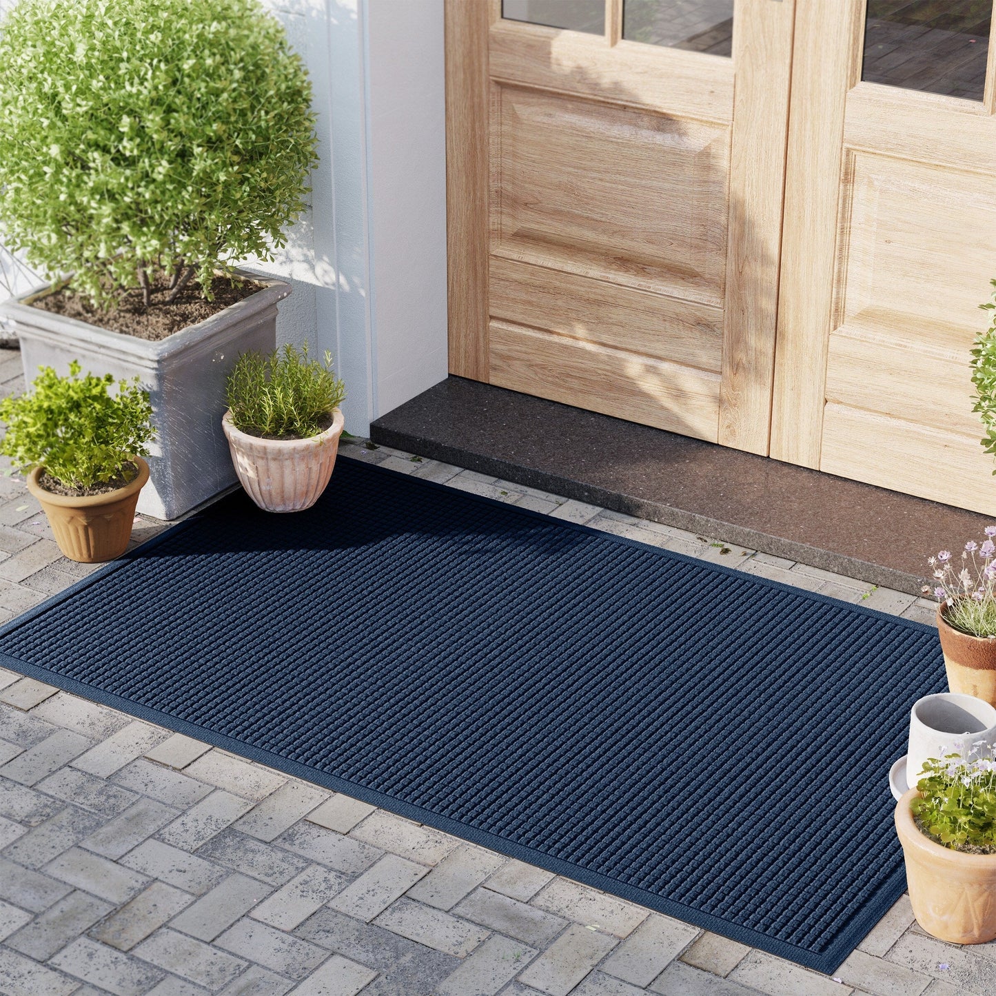 WaterHog Squares Indoor Outdoor Door Mat