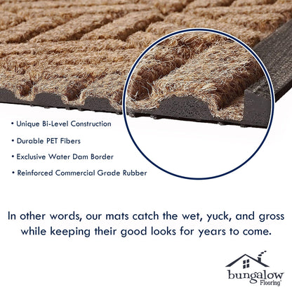 WaterHog Squares Indoor Outdoor Door Mat