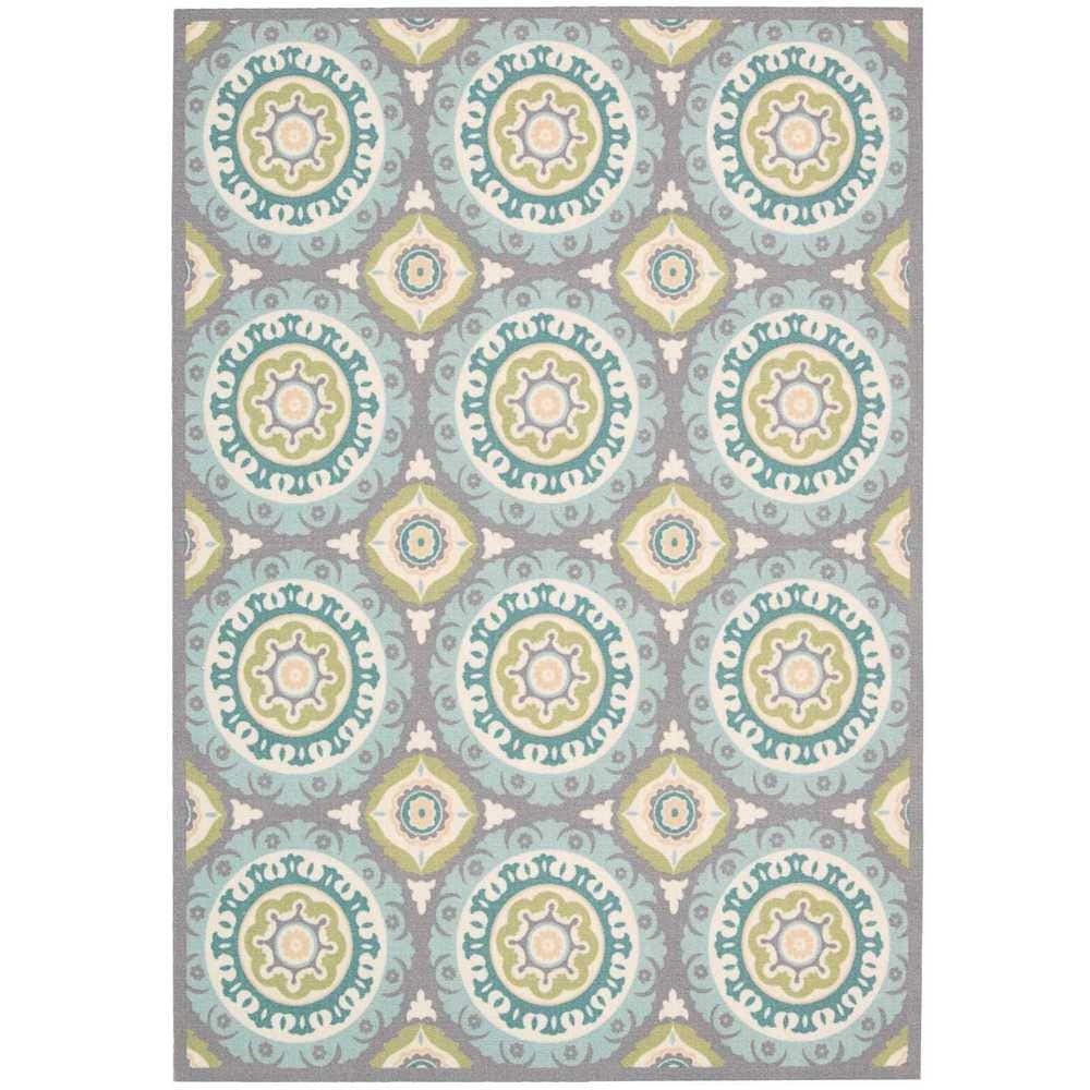 Waverly Sun N' Shade Indoor Outdoor Boho Medallion Area Rug