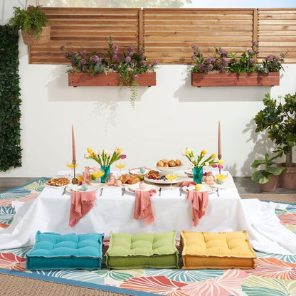 Waverly Sun N' Shade Modern Botanical Indoor/Outdoor Area Rug