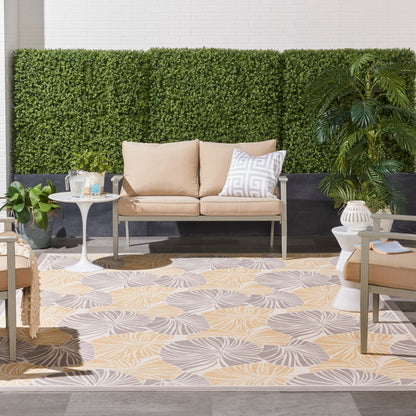 Waverly Sun N' Shade Modern Botanical Indoor/Outdoor Area Rug