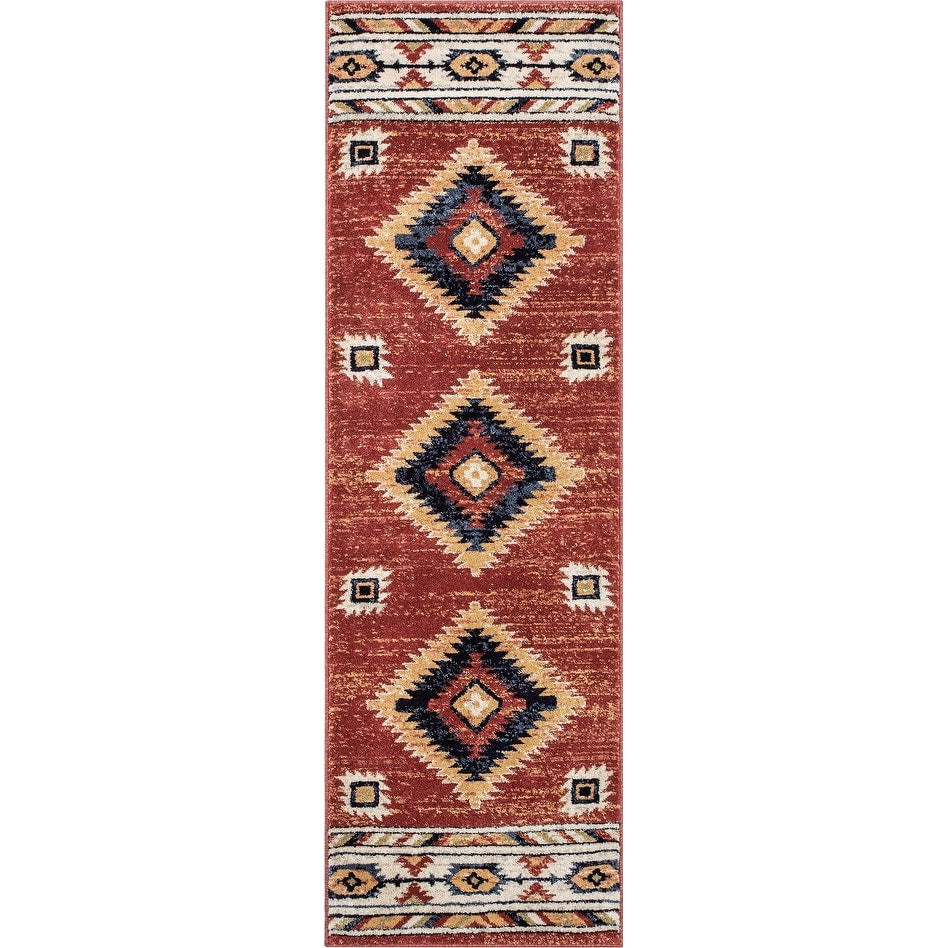 Well Woven Tulsa Lea Southwestern Tribal Area Rug