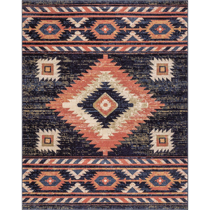 Well Woven Tulsa Lea Southwestern Tribal Area Rug