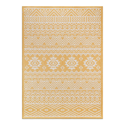 World Rug Gallery Distressed Geometric Bohemian Textured Flat Weave Indoor/Outdoor Area Rug