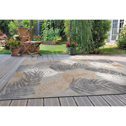 World Rug Gallery Tropical Floral Modern Indoor/Outdoor Area Rug