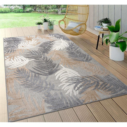 World Rug Gallery Tropical Floral Modern Indoor/Outdoor Area Rug