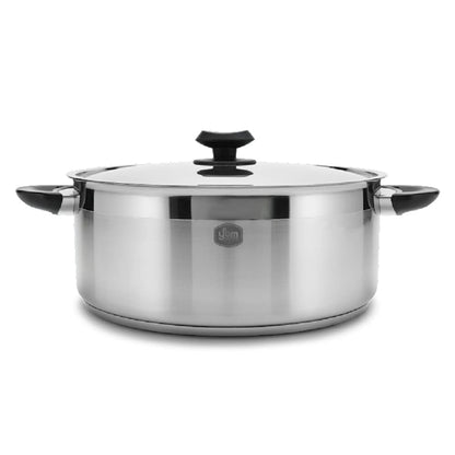 YBM Home Professional Chef's 18/10 Stainless Steel Stock Pot, Induction Compatible